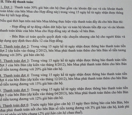 Hợp đồng với các điều khoản thanh toán chỉ dựa vào thời gian không dựa vào tiến độ của dự án. Hợp đồng với các điều khoản thanh toán chỉ dựa vào thời gian không dựa vào tiến độ của dự án.