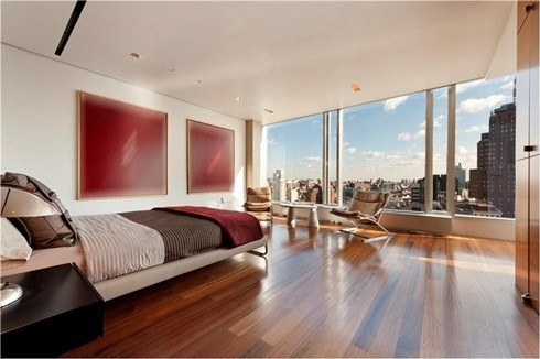 Từ phòng ngủ khách có thể chiêm ngưỡng ra ngoài thành phố