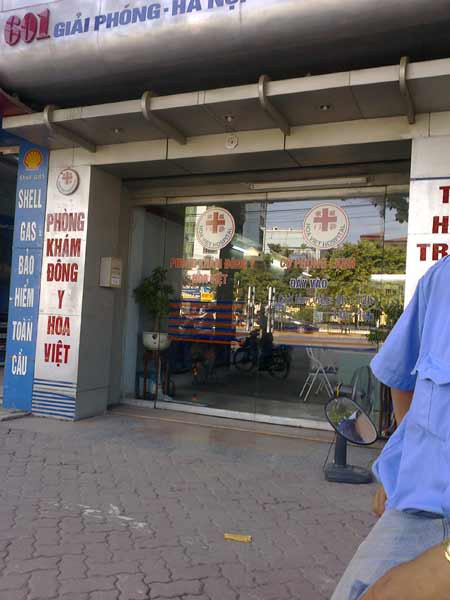 Phòng khám đa khoa Hoa Việt cũng vắng tèo