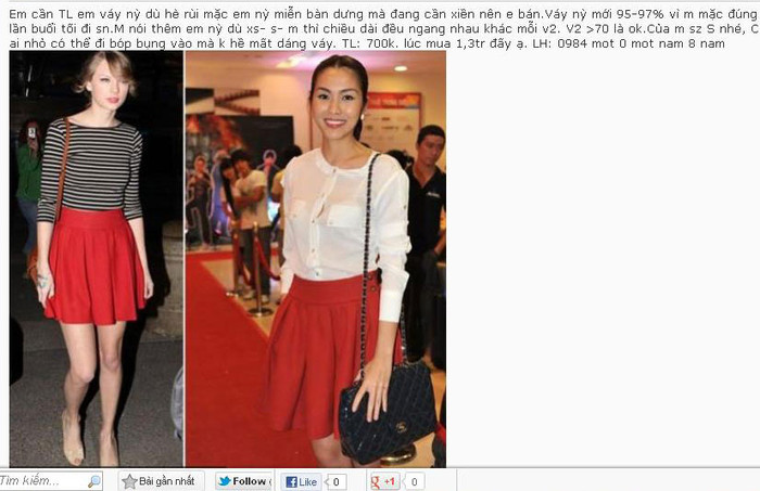 Rao bán cả trên web lamchame