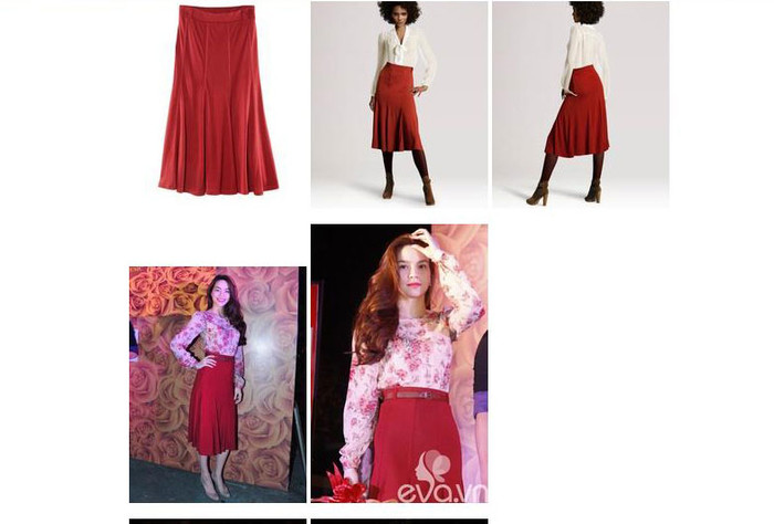 Các chủ shop tận dụng tên tuổi và gu thời trang của các ngôi sao để dễ dàng thu hút khách hàng vừa giúp khách hàng hình dung ra sản phẩm.Chân váy được coi là độc của Hồ Ngọc Hà diện hôm ra mắt abum cũng đang trở thành mẫu hàng "hot" trong mùa hè này.