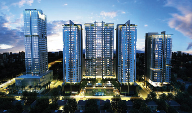 Phối cảnh chung của dự án Golden Land