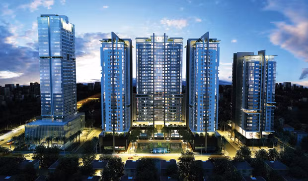 Phối cảnh chung của dự án Golden Land