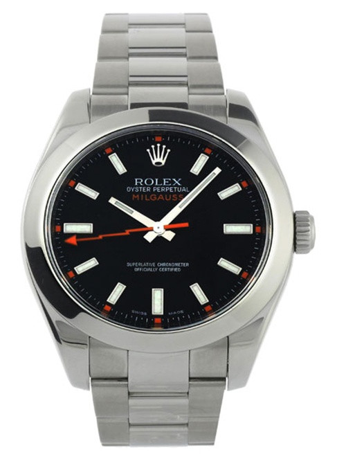 Chiếc Rolex Milgauss ra mắt đầu tiên vào năm 1960. Nó có khả năng kháng từ cao, có giá khoảng từ 4.000-6.000 USD (80 triệu - 120 triệu đồng). Chiếc Rolex Milgauss ra mắt đầu tiên vào năm 1960. Nó có khả năng kháng từ cao, có giá khoảng từ 4.000-6.000 USD (80 triệu - 120 triệu đồng).