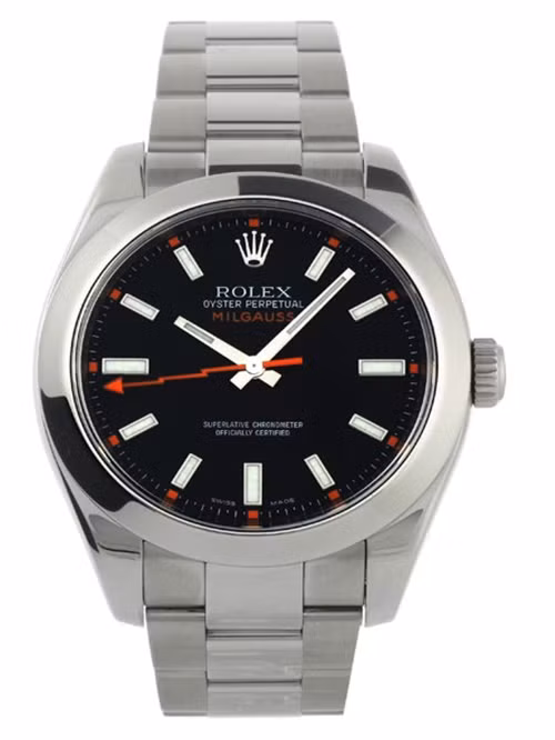 Chiếc Rolex Milgauss ra mắt đầu tiên vào năm 1960. Nó có khả năng kháng từ cao, có giá khoảng từ 4.000-6.000 USD (80 triệu - 120 triệu đồng).