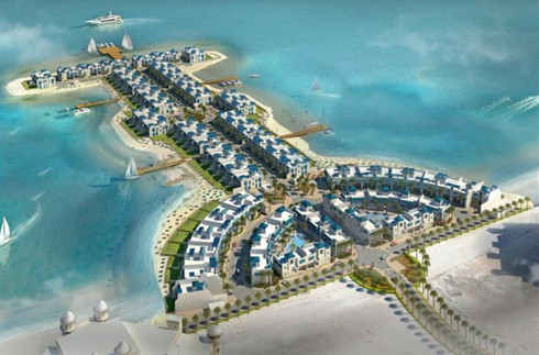 Đây là bản vẽ phối cảnh của một khu biệt thự nằm trên quần đảo mang hình cây cọ mà công ty trên sẽ xây dựng. Đây là bản vẽ phối cảnh của một khu biệt thự nằm trên quần đảo mang hình cây cọ mà công ty trên sẽ xây dựng.