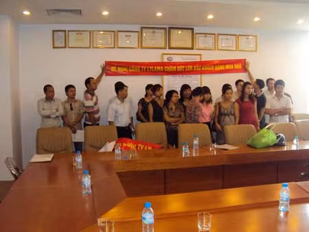 Các khách hàng phản đối chủ đầu tư Lilama tự ý tăng diện tích căn hộ