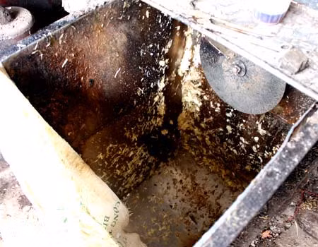 Bể đựng hành cáu kỉnh, hôi thối