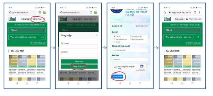 Trường Đại học Sư phạm Hà Nội sử dụng phần mềm hoạt động chuyên dụng là Libol 8.0 với 09 modul được sử dụng chính là: Bổ sung, Biên mục, OPAC, Lưu Thông, Bạn đọc, Sưu tập số, ILL, Ấn phẩm định kỳ và Quản lý hệ thống. (Ảnh: website nhà trường) Screenshot 2025-04-10 114319.png