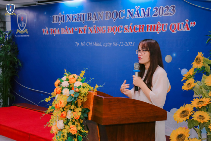Thạc sĩ Trần Thị Thúy Kiều, Giám đốc Trung tâm Thông tin - Thư viện, Trường Đại học Nguyễn Tất Thành. (Ảnh: NVCC) NTTU_(23).jpg
