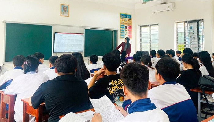 Các trường học trên địa bàn Hà Tĩnh khuyến khích giáo viên ôn tập miễn phí cho học sinh cuối cấp. Ảnh minh họa: website Sở Giáo dục và Đào tạo tỉnh Hà Tĩnh. 12 (1).jpg