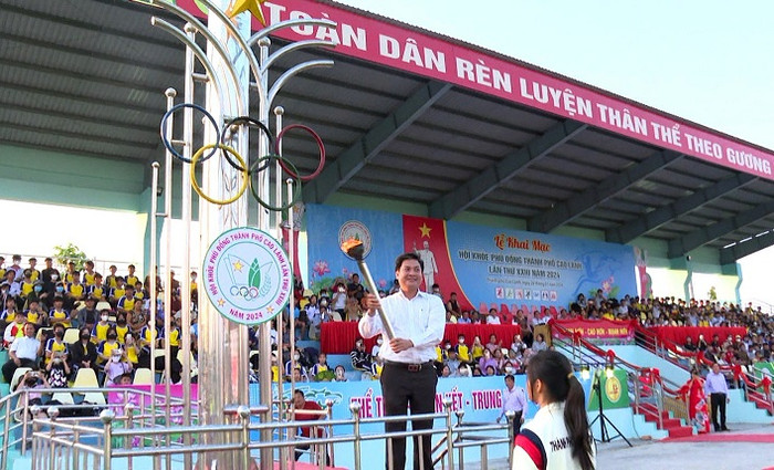 Ông Nguyễn Hoàng Thanh, Trưởng phòng Giáo dục và Đào tạo thành phố Cao Lãnh, tỉnh Đồng Tháp. (Ảnh: NVCC) Thap duoc truyen thong.jpg