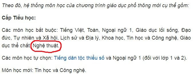 Môn Âm nhạc, Mỹ thuật trước đây đã trở thành môn Nghệ thuật (Ảnh Phan Tuyết) Môn Âm nhạc, Mỹ thuật trước đây đã trở thành môn Nghệ thuật (Ảnh Phan Tuyết)