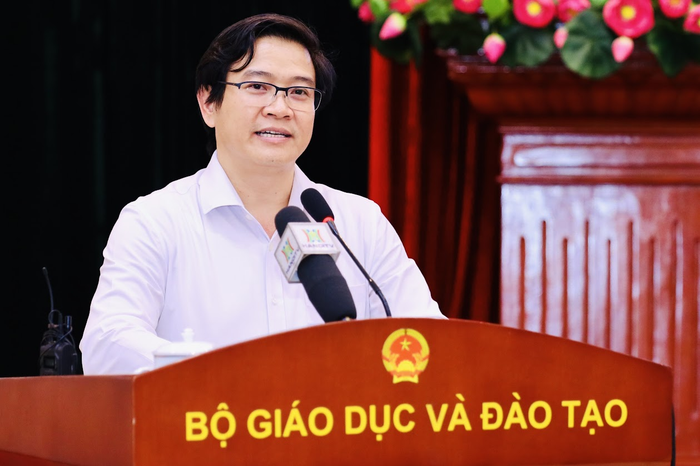 Tiến sĩ Thái Văn Tài - Vụ trưởng Vụ Giáo dục Phổ thông (Bộ Giáo dục và Đào tạo). (Ảnh: Trần Hiệp) thai van tai.png
