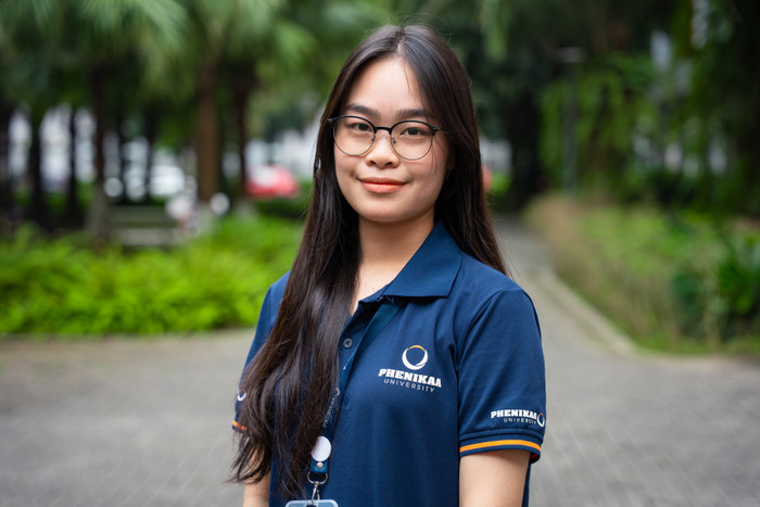 Bạn Trịnh Ngọc Nga - sinh viên năm đầu chuyên ngành Trí tuệ nhân tạo và Khoa học dữ liệu (ngành Khoa học máy tính), Đại học Phenikaa. (Ảnh: NVCC) Trinh Ngoc Nga.JPG