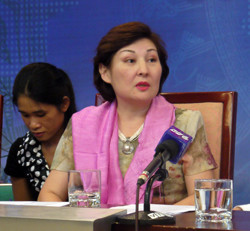 Bà Zhuldyz Akisheva - Ảnh VGP/Toàn Thắng