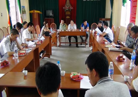 Buổi sinh hoạt định kỳ của CLB Thân thiện dành cho người sau cai nghiện ở TP Cẩm Phả. (Ảnh tư liệu) Buổi sinh hoạt định kỳ của CLB Thân thiện dành cho người sau cai nghiện ở TP Cẩm Phả. (Ảnh tư liệu)