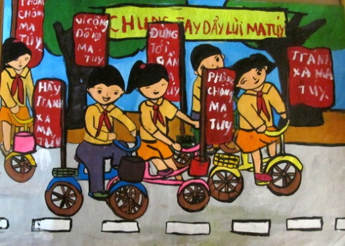 Những nét vẽ ngây ngô nhưng đầy ý nghĩa. Những nét vẽ ngây ngô nhưng đầy ý nghĩa.