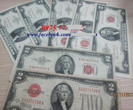 Tính tương đương theo tỷ giá liên ngân hàng, 1 tờ 2 USD chỉ có giá trên 40.000 đồng trên thực tế nó đẩy giá sản lên từ vài trăm tới vài triệu đồng trùy năm phát hành và số series.