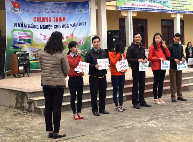 Chọn ngành, nghề là quyết định ảnh hưởng rất lớn đến tương lai của các em học sinh sau này. (Ảnh: Thủy Phan) Chọn ngành, nghề là quyết định ảnh hưởng rất lớn đến tương lai của các em học sinh sau này. (Ảnh: Thủy Phan)