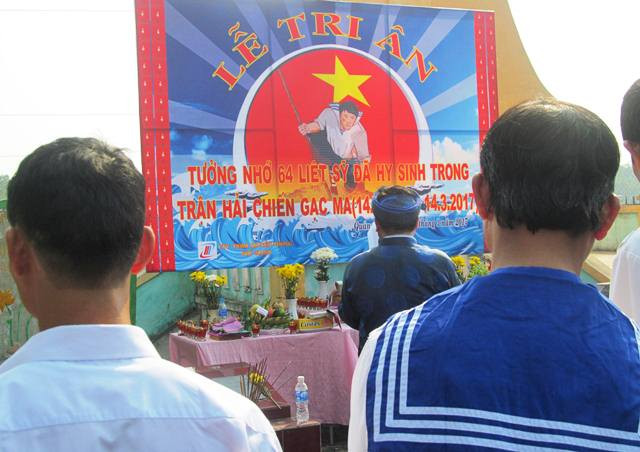 Sự hy sinh của 64 liệt sỹ trong trận chiến Gạc Ma sẽ mãi được nhắc nhớ (Ảnh: X.T) Sự hy sinh của 64 liệt sỹ trong trận chiến Gạc Ma sẽ mãi được nhắc nhớ (Ảnh: X.T)