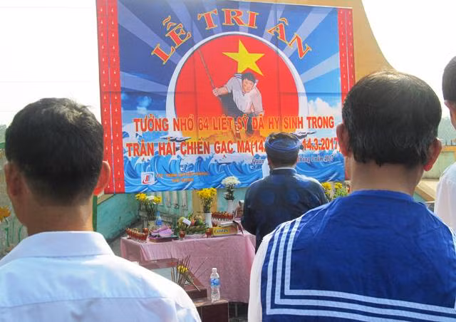 Sự hy sinh của 64 liệt sỹ trong trận chiến Gạc Ma sẽ mãi được nhắc nhớ (Ảnh: X.T) Sự hy sinh của 64 liệt sỹ trong trận chiến Gạc Ma sẽ mãi được nhắc nhớ (Ảnh: X.T)