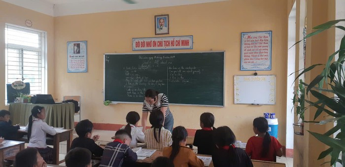 Học sinh Trường Phổ thông dân tộc bán trú Tiểu học Tà Ghênh (xã Nậm Có, huyện Mù Cang Chải, tỉnh Yên Bái). (Ảnh: NTCC) z5846219171588-c553ad272997291ac20b6442767ea583-5417.jpg