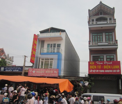 Tiệm vàng Ngọc Bích - nơi xảy ra vụ thảm sát kinh hoàng.