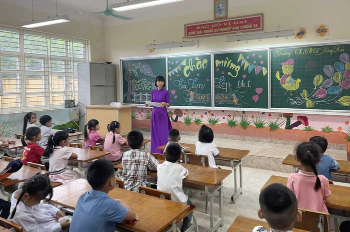 Thành phố Cẩm Phả linh hoạt giải pháp khắc phục tình trạng thiếu giáo viên và trang thiết bị dạy học (Ảnh: CTV)