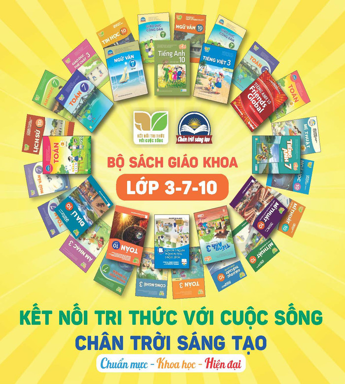 Hiện Nhà xuất bản Giáo dục Việt Nam có 2 bộ sách là Kết nối tri thức và cuộc sống, Chân trời sáng tạo. Ảnh minh hoạ: website NXBGDVN Hiện Nhà xuất bản Giáo dục Việt Nam có 2 bộ sách là Kết nối tri thức và cuộc sống, Chân trời sáng tạo. Ảnh minh hoạ: website NXBGDVN