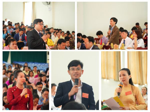 Các đại biểu thảo luận tại Đại hội.