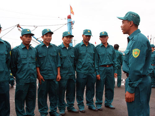Thành lập Trung đội Dân quân biển tập trung ảnh 1 Thành lập Trung đội Dân quân biển tập trung ảnh 1