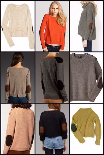 Bạn không lo áo đã sờn khuỷu tay, hãy làm miếng vá tạo nét phá cách cho chiếc áo mình yêu thích nhé.