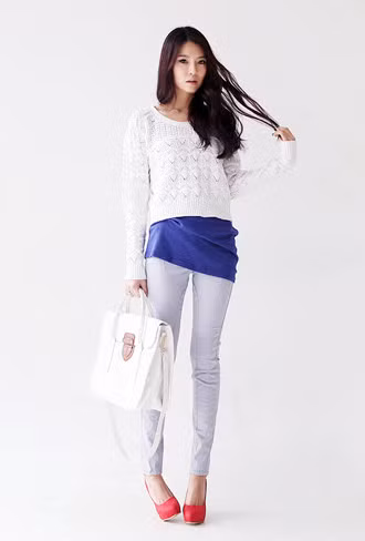 Quần treggingchất liệu denim mới xuất hiện tăng thêm lựa chọn cho phái đẹp