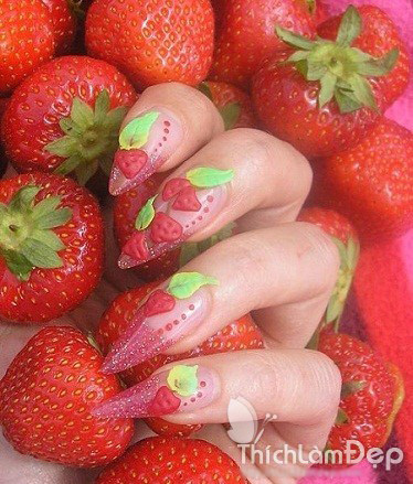 Những chiếc móng tay mang hương vị dâu tây sẽ tạo sự khác biệt lớn cho bộ móng tay của bạn trong mùa đông. Những chiếc móng tay mang hương vị dâu tây sẽ tạo sự khác biệt lớn cho bộ móng tay của bạn trong mùa đông.