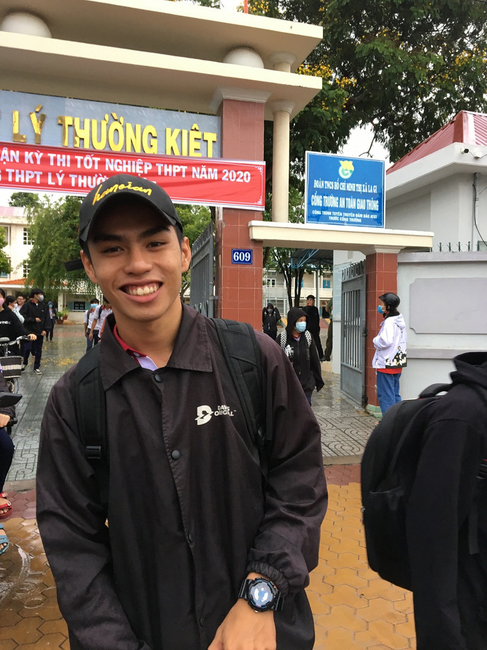 Thiên Vĩnh làm được 42 câu (Ảnh Phan Tuyết)