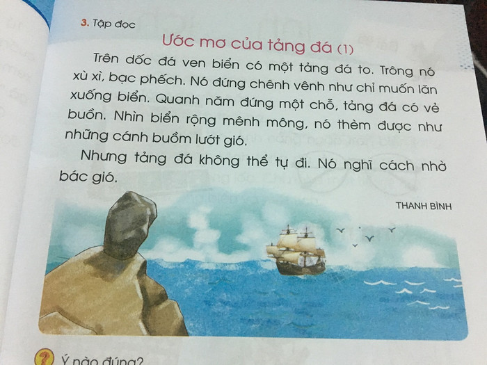 Chẳng biết bài đọc này giáo dục trẻ điều gì đây?