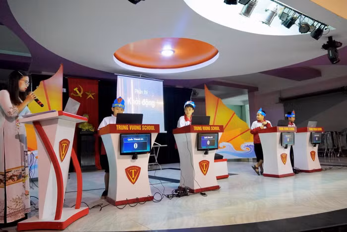 Sân chơi học tập (Ảnh nhà trường)