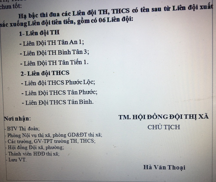 Thông báo hạ bậc thi đua các trường không nộp Kế hoạch nhỏ mùa dịch Covid-19 (Ảnh Phan Tuyết)