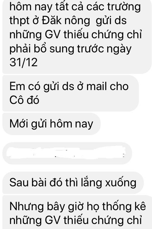 Tin nhắn của giáo viên Đắk Nông Tin nhắn của giáo viên Đắk Nông