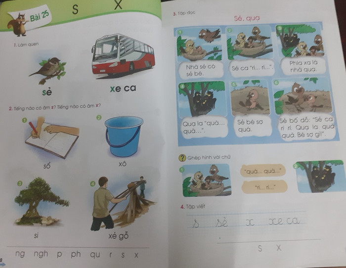 Một trong những bài bị chỉ trích sai sót nhưng học sinh đã được học qua (Ảnh: Đỗ Quyên) Một trong những bài bị chỉ trích sai sót nhưng học sinh đã được học qua (Ảnh: Đỗ Quyên)