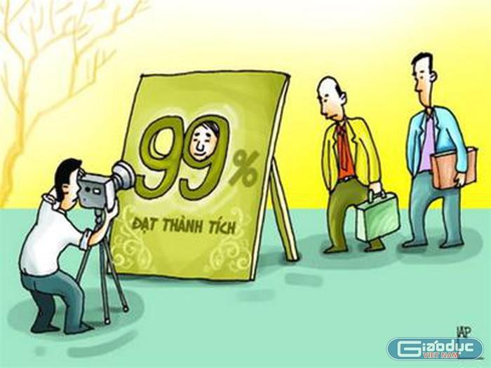 Khó "cai nghiện" bệnh ngụy thành tích trong giáo dục (Ảnh: vtv.vn).