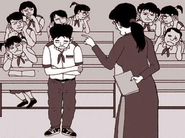 Giáo viên không được phê bình học sinh trước lớp (Ảnh minh họa: Tuổi trẻ & Xã hội) Giáo viên không được phê bình học sinh trước lớp (Ảnh minh họa: Tuổi trẻ & Xã hội)