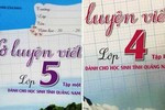Vở luyện viết dành cho học sinh Quảng Nam được dành cho học sinh lớp 1 đến lớp 5. Ảnh: NP Vở luyện viết dành cho học sinh Quảng Nam được dành cho học sinh lớp 1 đến lớp 5. Ảnh: NP