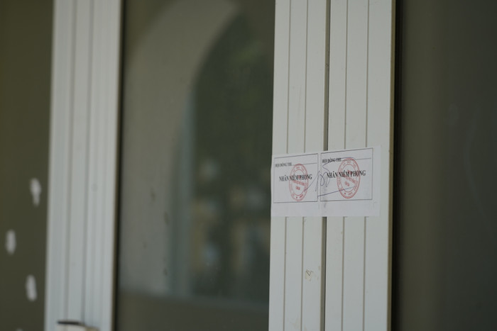 Cơ bản công tác chuẩn bị tại điểm thi đã sẵn sàng (Ảnh: Phạm Linh)