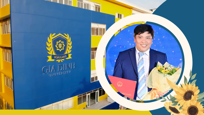 Phó Giáo sư, Tiến sĩ Bùi Kim Hiếu - Phó Trưởng khoa Khoa học xã hội - Ngôn ngữ, Trường Đại học Gia Định (bên trái). Ảnh: Website trường. giadinh (1).png