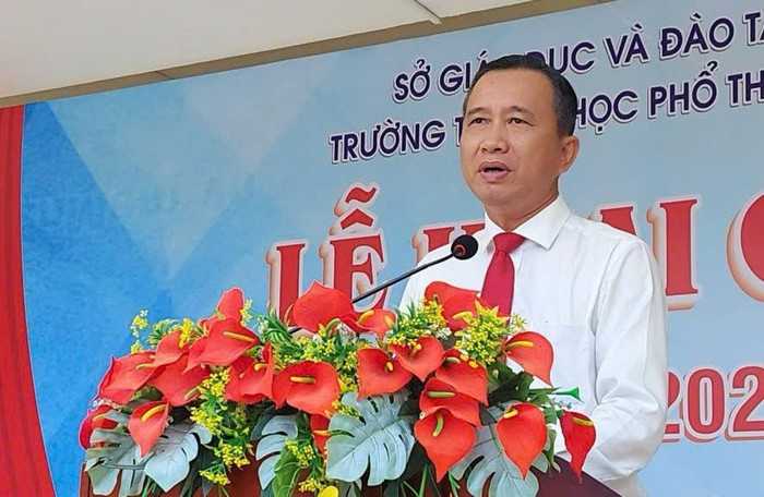 Thầy Nguyễn Quang Thái - Giám đốc Sở Giáo dục và Đào tạo tỉnh Long An. Ảnh: NVCC.