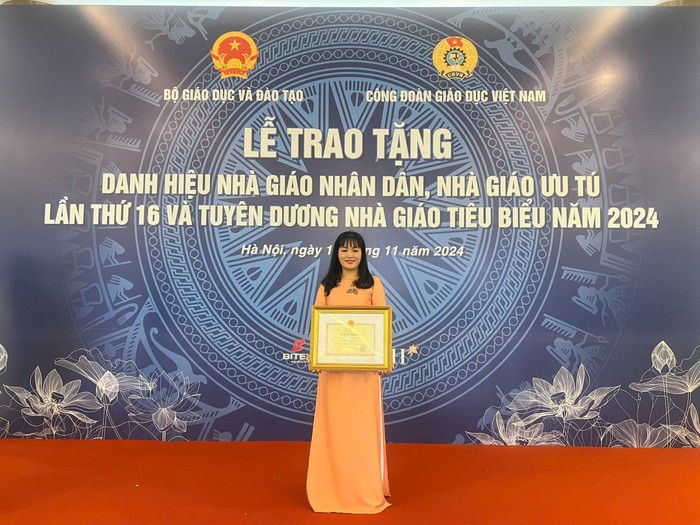 Cô Trần Thị Hà Thanh – Hiệu trưởng Trường Mầm non 20-10 (quận Hải Châu, Thành phố Đà Nẵng). Ảnh: NVCC. co-thanh.jpg