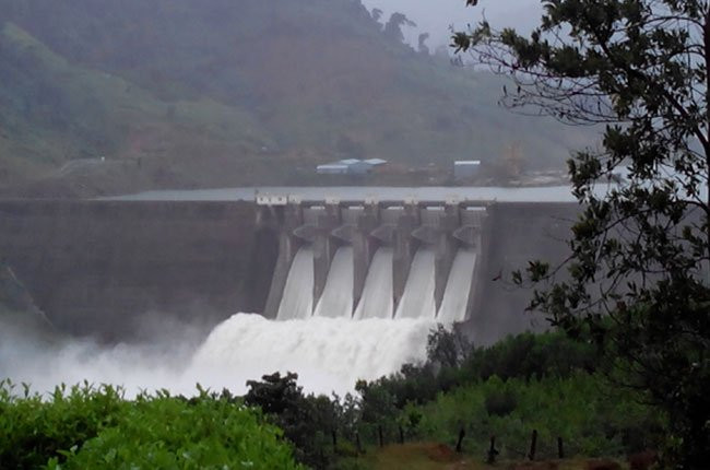 Công trình Thủy điện Đắk Mi 4 ở Quảng Nam.