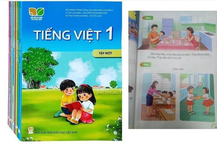 Sách giáo khoa tiếng Việt lớp 1 được giáo viên chỉ ra nhiều lỗi cần phải chỉnh sửa (Ảnh minh họa, nguồn: Báo Lao động)